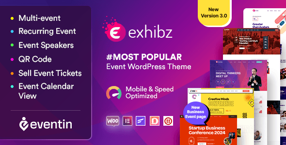 Exhibz – Event Conference WordPress Theme