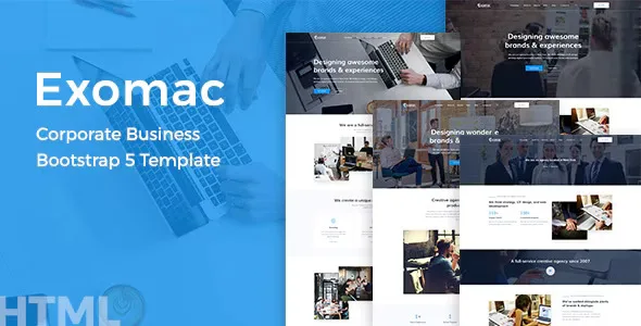 Exomac – Corporate Business Bootstrap 5 Template HTML5