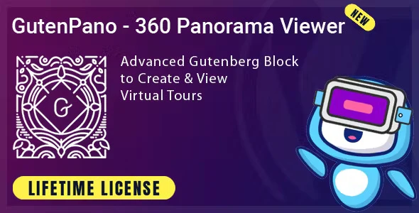 GutenPano – 360 Panorama Viewer for Gutenberg WordPress Plugin