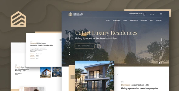 Hompark – Real Estate & Luxury Homes Template HTML