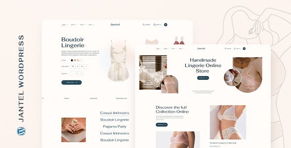 Jantel – Lingerie & Fashion Store WordPress Theme