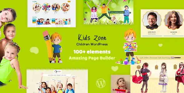 Kids Zone – Children & Kids WordPress Theme