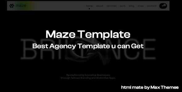 Maze – Agency Portfolio HTML Template