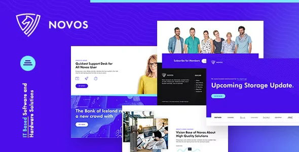 Novos – IT Company and Digital Solutions Template HTML