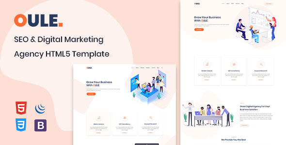 Oule – SEO and Digital Marketing Agency HTML Template