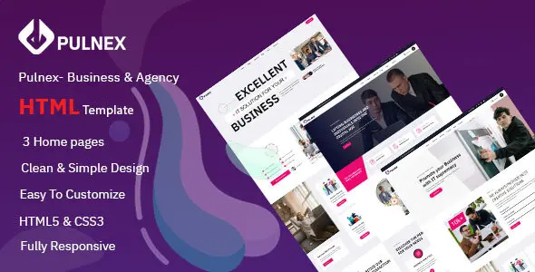 Pulnex – Creative Agency HTML Template