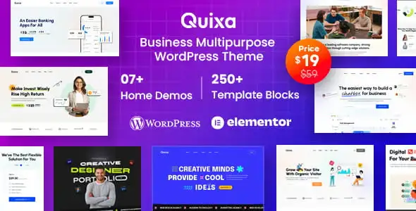 Quixa – Creative Business WordPress Theme