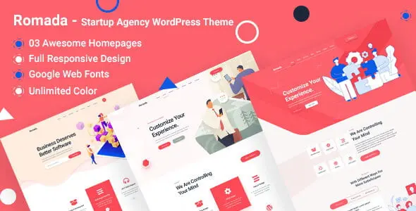 Romada – Startup Agency WordPress Theme