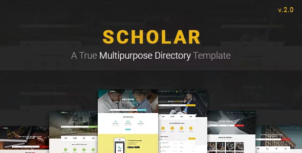 Scholar – Multipurpose Directory Template HTML