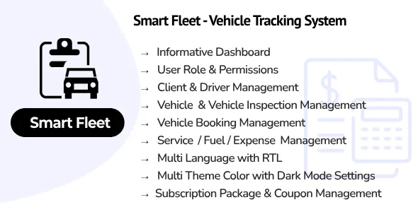 Smart Fleet SaaS – Vehicle Tracking System PHP Script