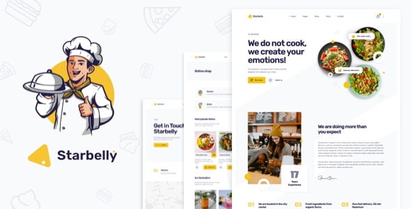 Starbelly – Restaurant & Cafe HTML Template