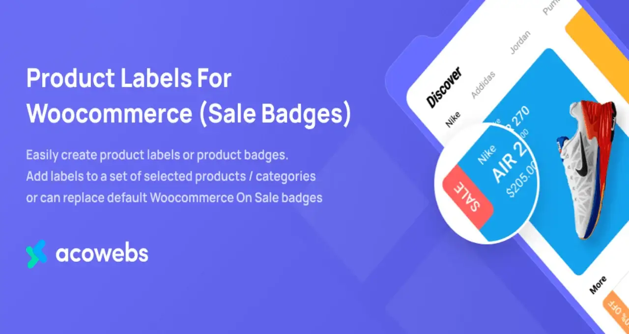 Acowebs Product Labels For Woocommerce Pro WordPress