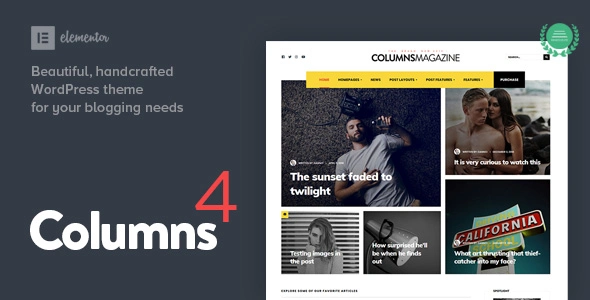 Columns – Impressive Magazine and Blog WordPress Theme