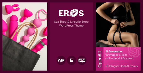 Eros – Sex Shop & Lingerie Store WordPress Theme