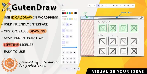 GutenDraw – Visualize Ideas with Excalidraw in WordPress