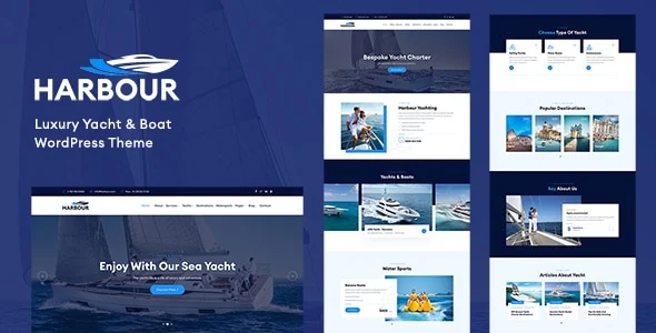 Harbour – Luxury Yacht & Boat WordPress Theme