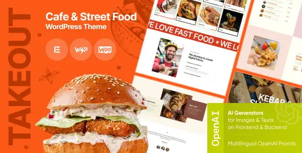 Takeout – Cafe & Fast Food WordPress Theme