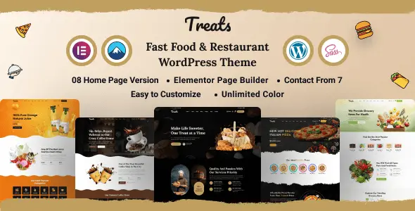 Treats – Fast Food & Restaurant WordPress Theme