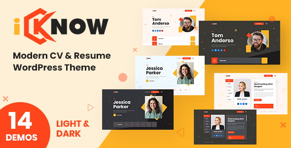 iKnow – Personal Portfolio WordPress Theme