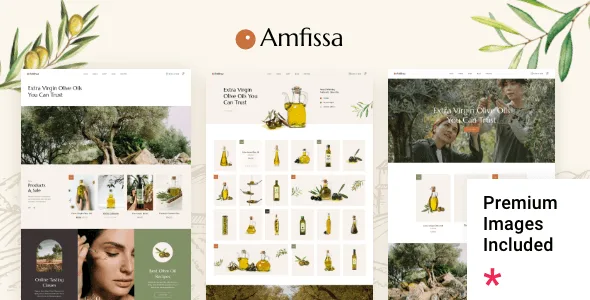 Amfissa – Organic Olive Shop Theme WordPress