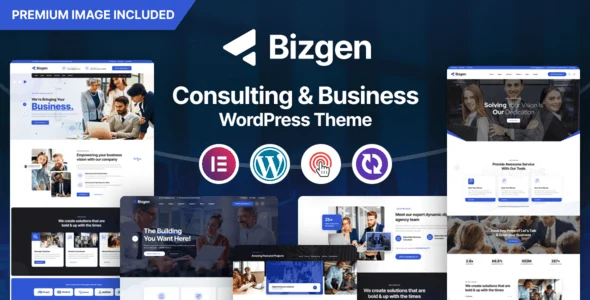 Bizgen – Business Consulting WordPress Theme + RTL