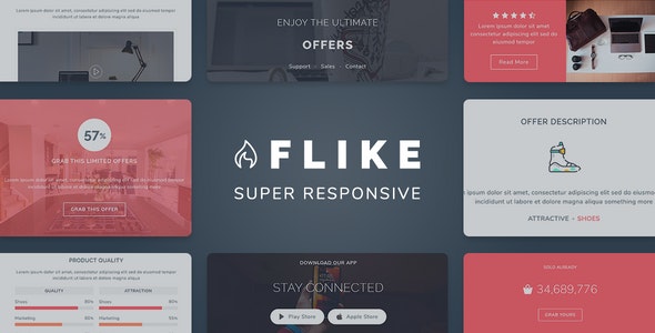 Flike – Responsive Newsletter Email Template HTML