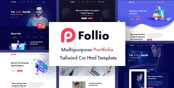 Follio – Multipurpose Portfolio HTML5 Template