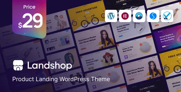 Landshop – Product Landing WordPress Theme