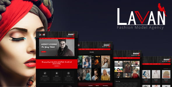 Lavan – Fashion Model Agency WordPress CMS Theme