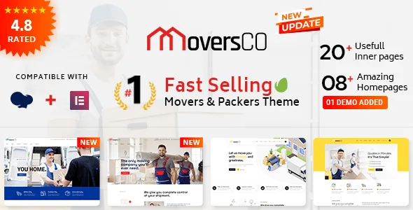 MoversCO – Movers & Packers WordPress Theme