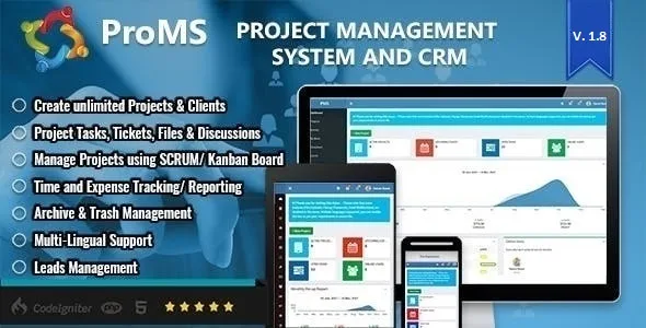 ProMS – Premium Project Management System PHP Script