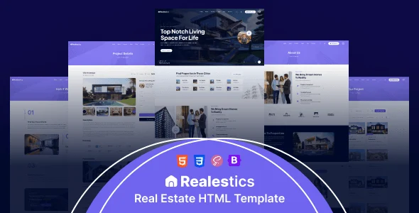 Realestics – Real Estate HTML Template