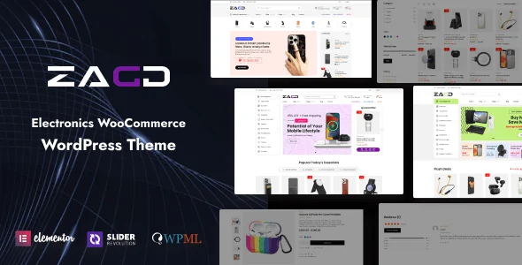 Zagg – Electronics & Accessories WooCommerce WordPress Theme