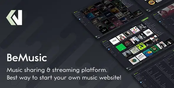 BeMusic – Music Streaming Engine PHP Script