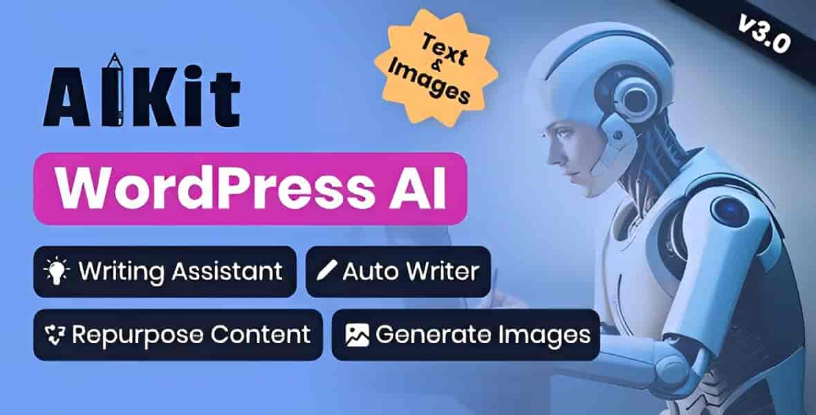 AIKit – WordPress AI Writing Assistant Using GPT-3