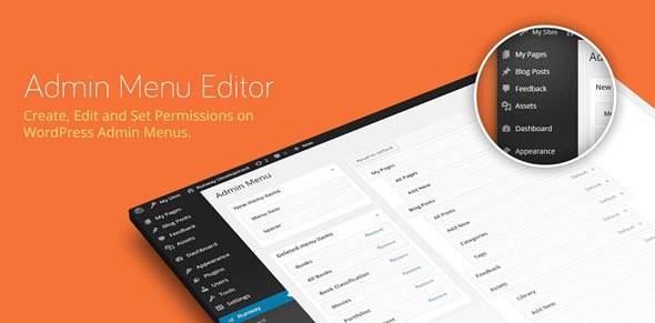 Admin Menu Editor Pro + Addons Premium WordPress Plugin