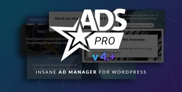 Ads Pro Plugin – Multi-Purpose WordPress Advertising Manager