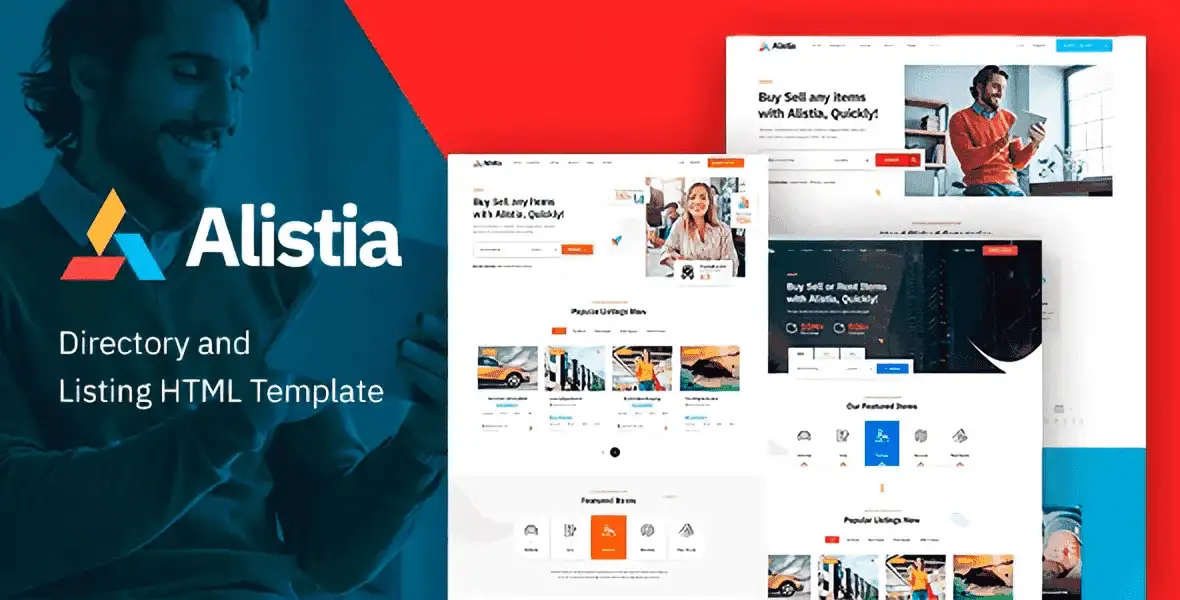 Alistia – Classified Ads & Directory Listing Template HTML