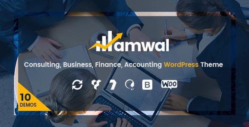 Amwal – Consulting, Business, Finance, Accounting WordPress Theme