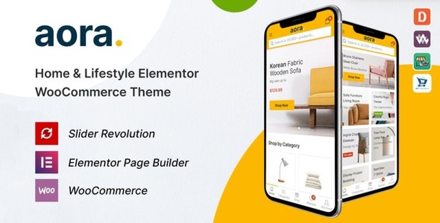 Aora – Home & Lifestyle Elementor WooCommerce Theme Wp