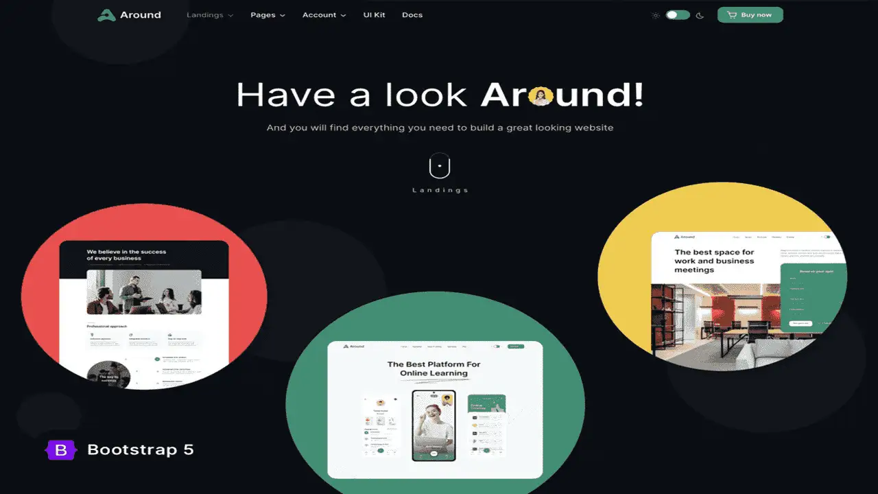 Around – Multipurpose Template HTML + UI Kit