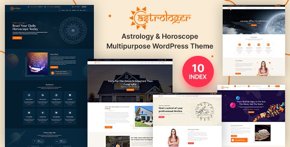 Astrologer – Horoscope and Astrology WordPress Theme