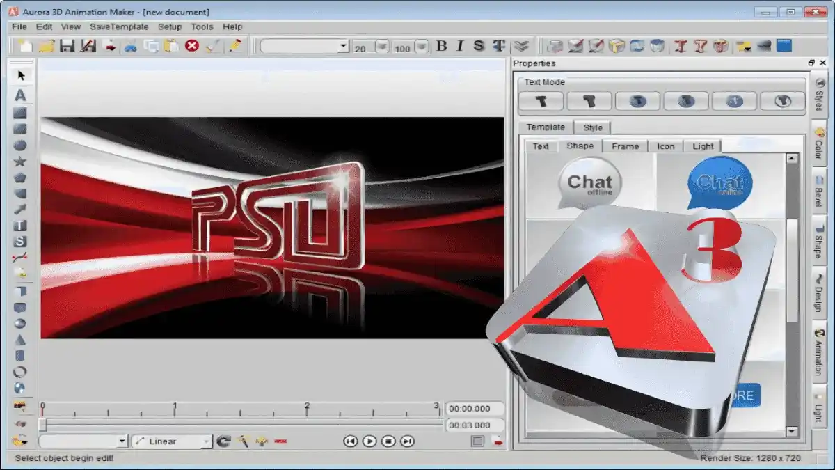 Aurora 3D Animation Maker Multilingual Windows