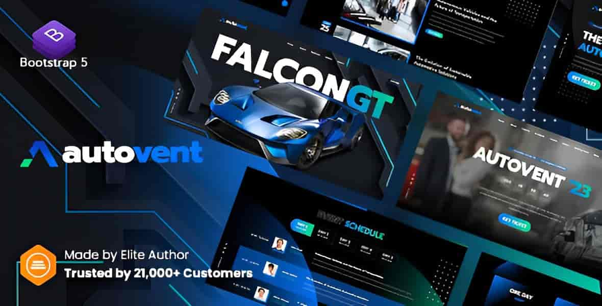 Autovent – Auto & Automotive Event, Car Expo, Exhibition Website Template