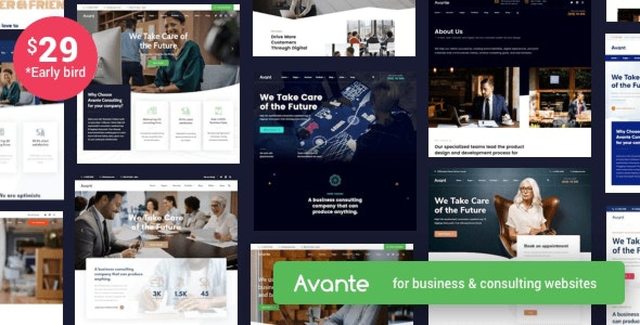 Avante – Business Consulting WordPress Theme