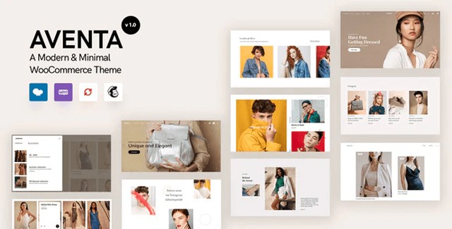 Aventa – Minimal WooCommerce Theme WordPress