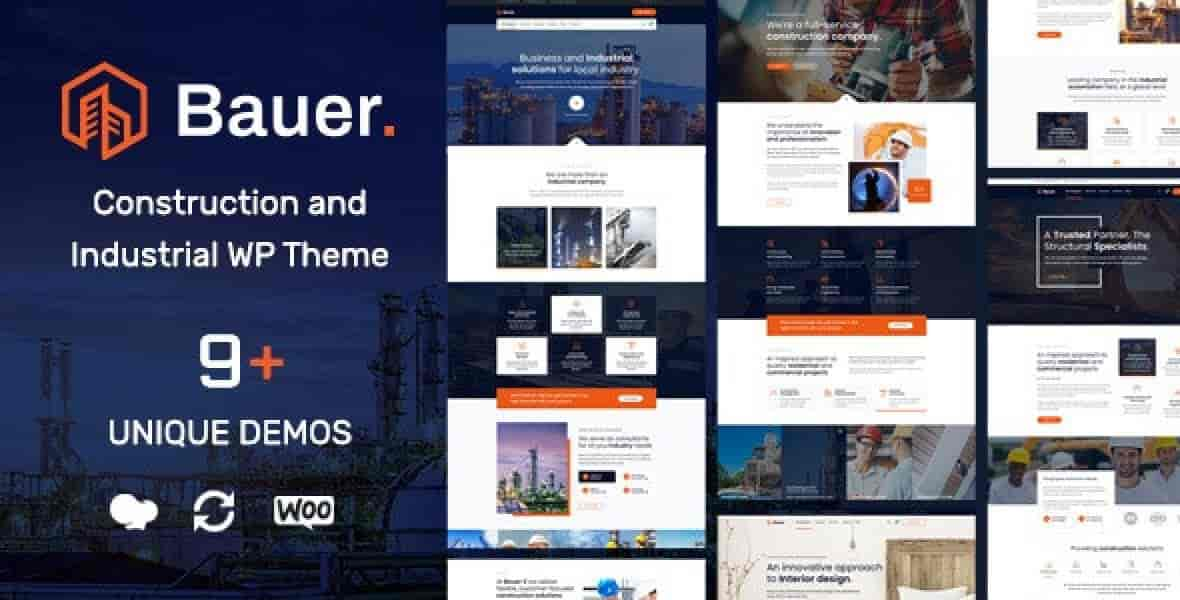 Bauer – Construction and Industrial WordPress Theme