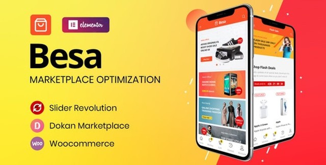 Besa – Elementor Marketplace WooCommerce Theme WordPress