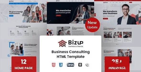 Bizup – Business Consulting HTML Template