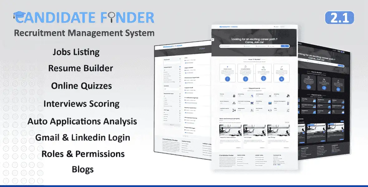 Candidate Finder – Recruitment Management System PHP Script